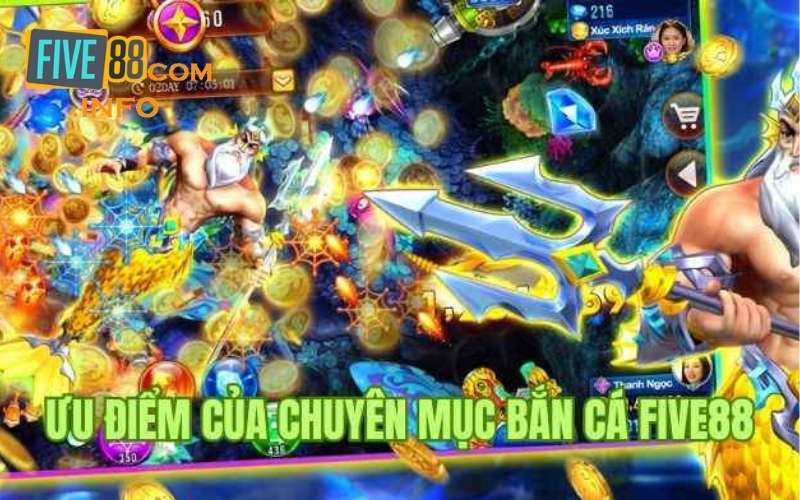 Tựa game được yêu thích để săn thưởng khủng tại Five88